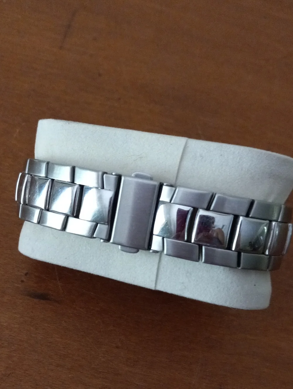 Armitron 20/1797 Silver Stainless Steel Men’s Watch with White Dial
